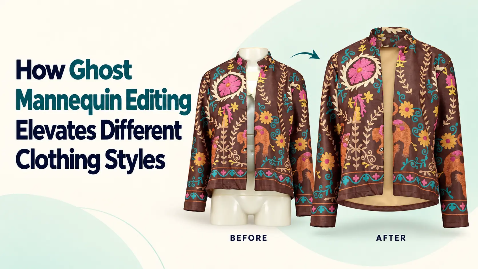 How Ghost Mannequin Editing Elevates Different Clothing Styles