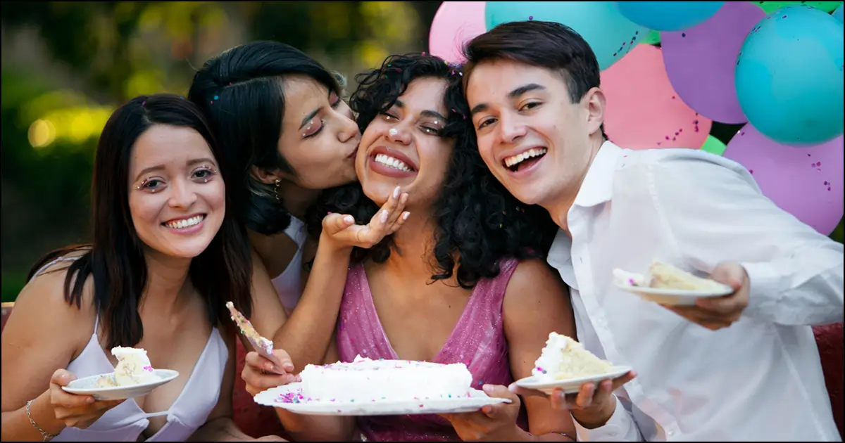 Happy Cake Eating Moment