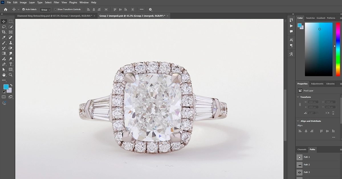 Smoothen the Diamond Ring